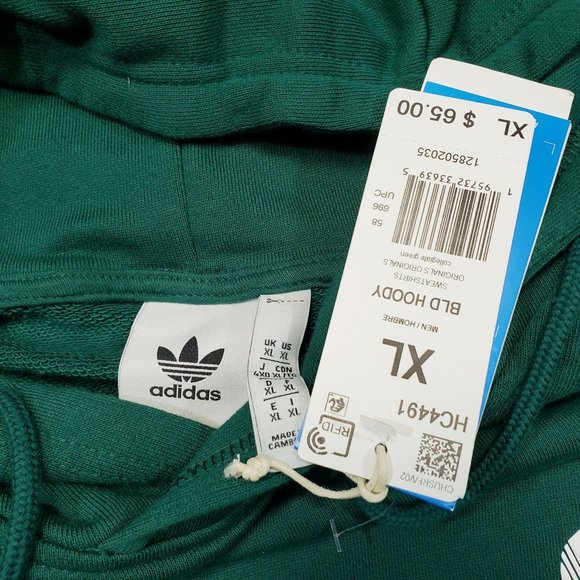 Adidas Adicolor Spinner Hoodie HC4491 Size XL - Picture 7 of 9